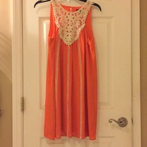 Orange Dress NWOT